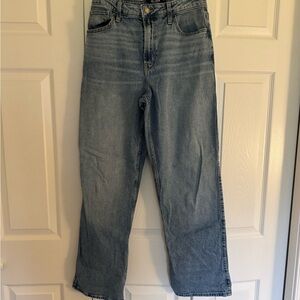 Hollister ultra high rise dad jean vintage stretch